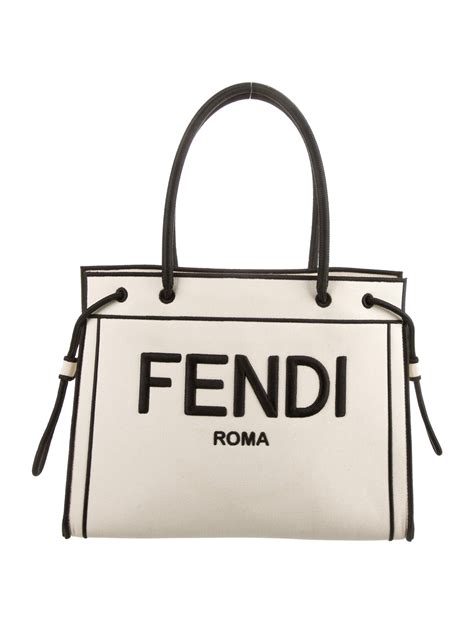 fendi roma purse price|Fendi roma canvas tote.